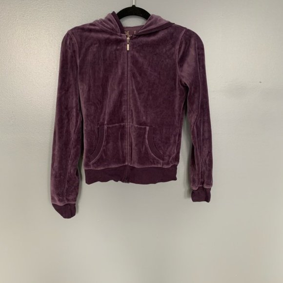 Victoria Secret Zip Up Hoodie Purple Size Small - Picture 2 of 5